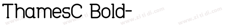 ThamesC Bold字体转换